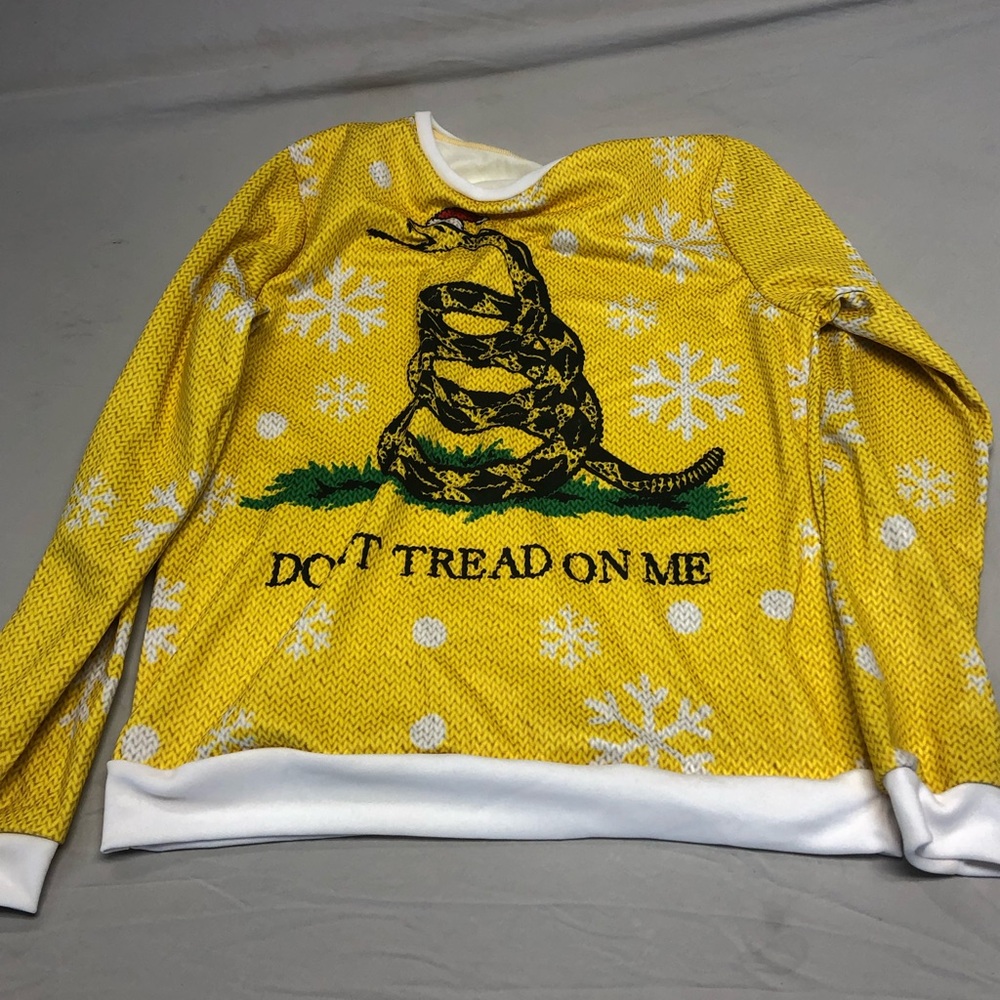 Don’t Tread on Me Holiday Sweater M